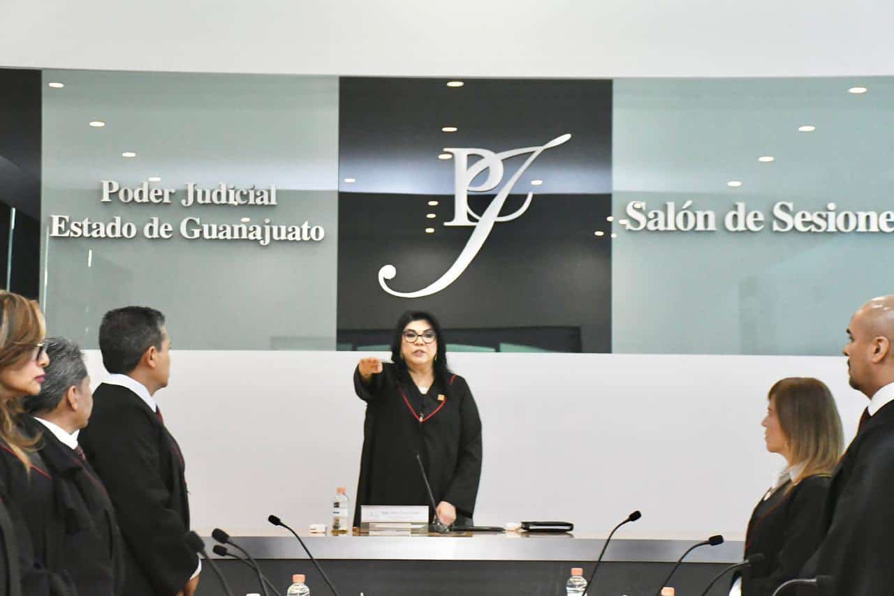 Alma Delia Camacho asume presidencia del Poder Judicial de Guanajuato y anuncia plan de fortalecimiento institucional